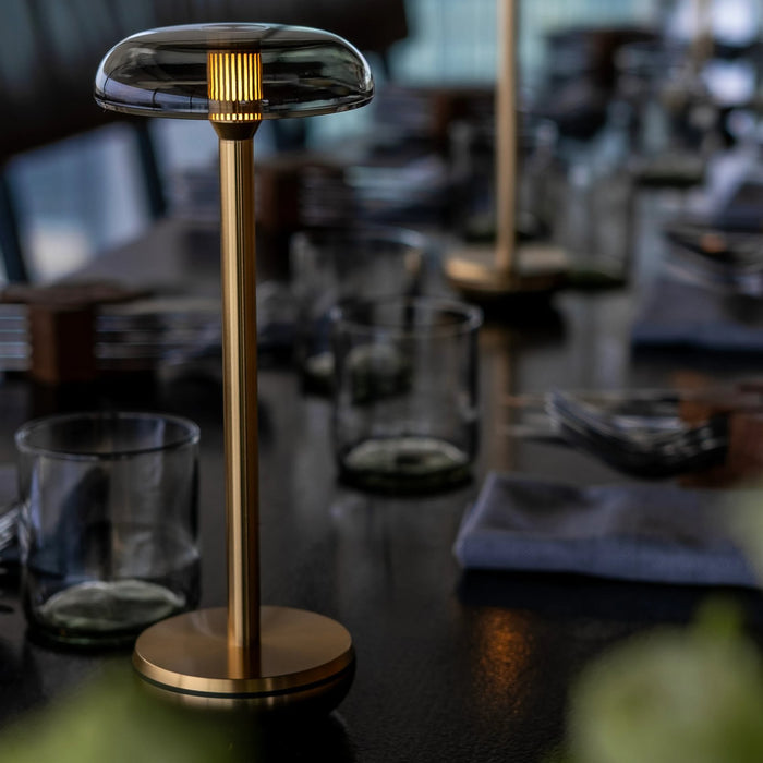 Humble Air Oplaadbare Tafellamp - Gold Smoked