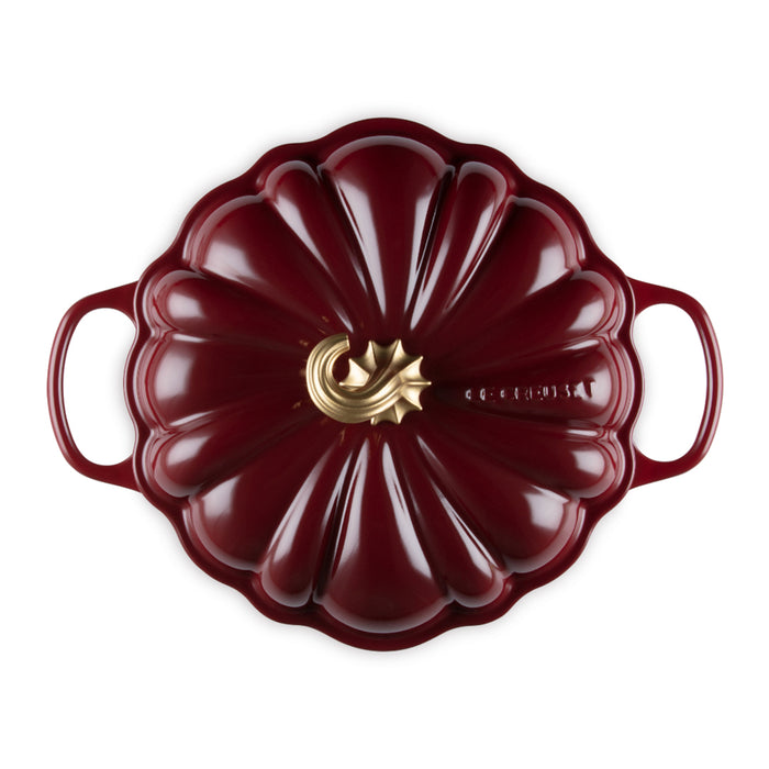 Le Creuset Campagnard Pompoen Braad/Stoofpan Ø 28 cm - Garnet