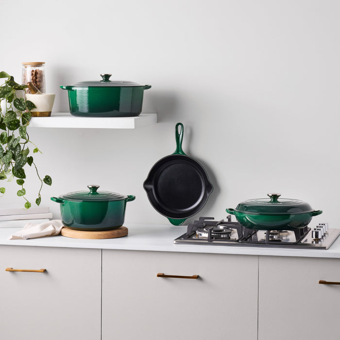 Le Creuset Signature Campagnard Braadpan Ø 30 cm - Juniper