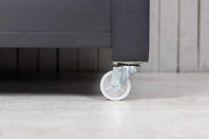 Rebellenclub Malva Kussen Opbergbox - 130 x 60 cm - Zwart