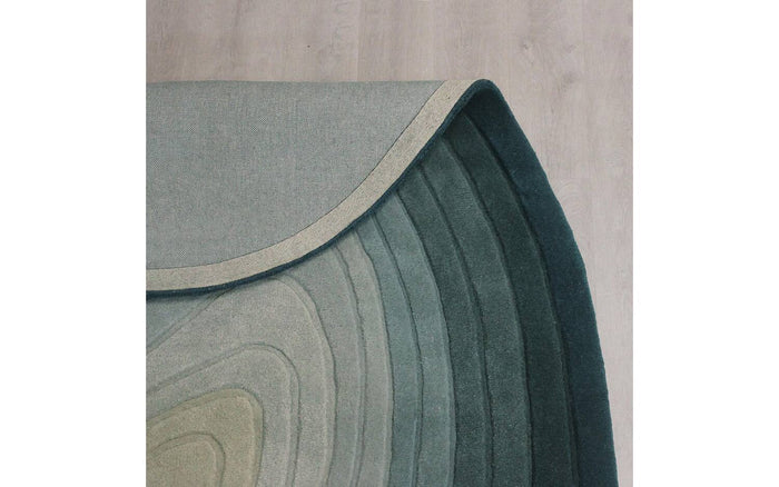 Goossens Vloerkleed Pebbel in Ombre blue (pebble)