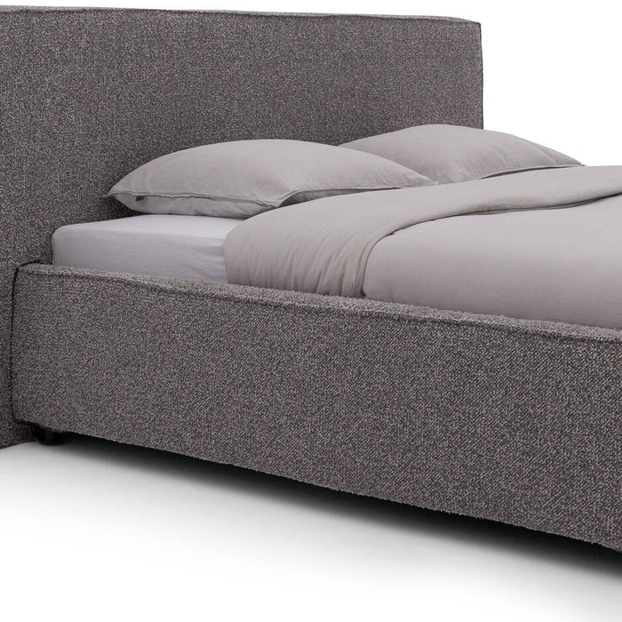 Goossens Bedframe Switch - 180 x 200 - Ahenk 5401 grijs - Bouclé