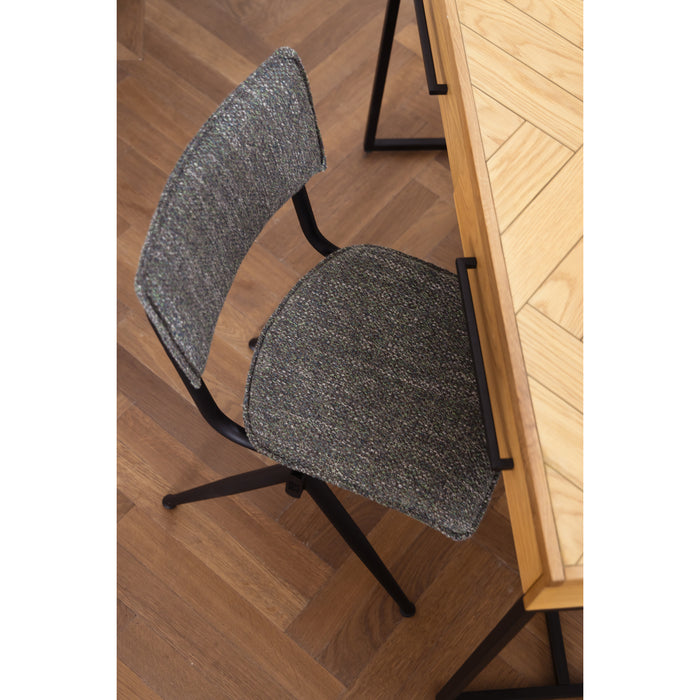 Dutchbone New Willow Stoel Forest Green - Set van 2 - Groen