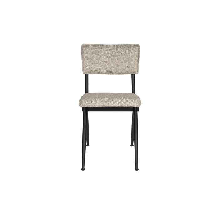 Dutchbone New Willow Stoel Rough Sand - Set van 2 - Beige