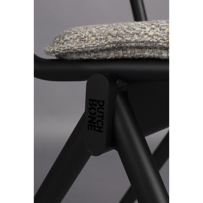 Dutchbone New Willow Stoel Rough Sand - Set van 2 - Beige