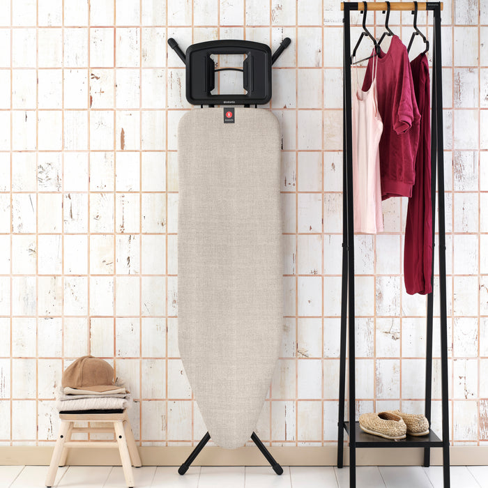 Brabantia Strijkplank B met Strijkijzerhouder 124 x 38 cm - Denim Grey