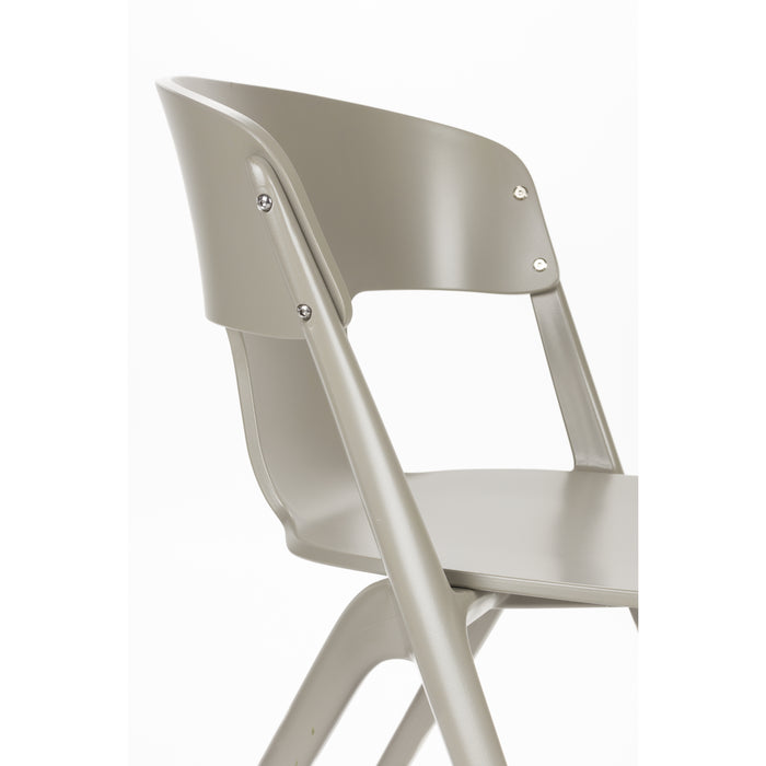 Zuiver Horizon Tuinstoelen Taupe - Set van 4