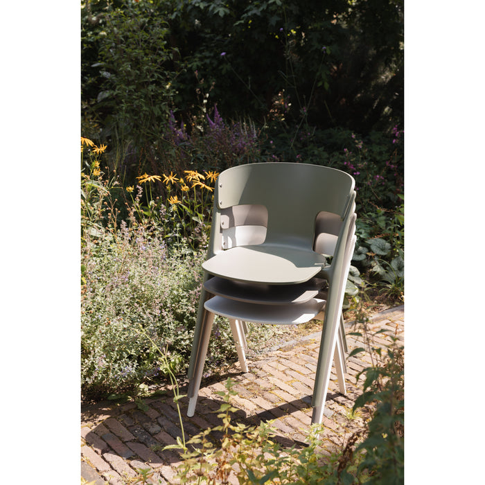 Zuiver Horizon Tuinstoelen Taupe - Set van 4