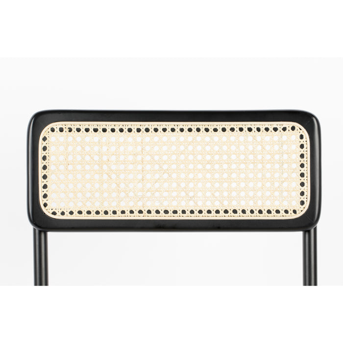 Zuiver Jort Barkruk 66.5 cm Naturel|Zwart - Set van 2