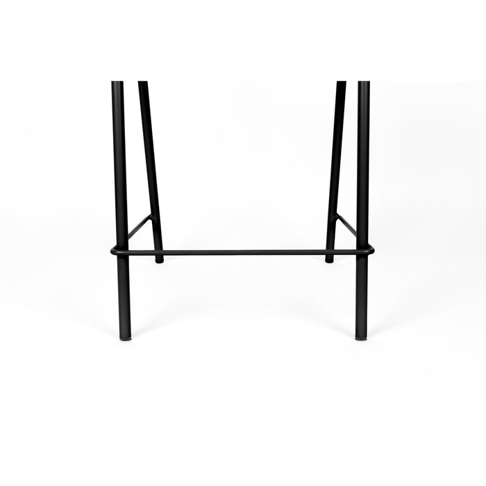 Zuiver Jort Barkruk 66.5 cm Naturel|Zwart - Set van 2