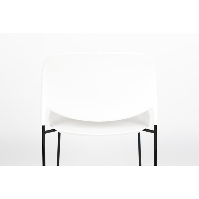 Housecraft Stacks Eetkamerstoelen Wit - Set van 4