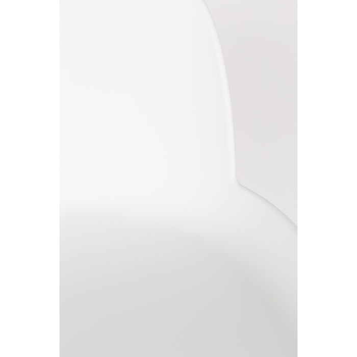 Zuiver Albert Kuip Barkruk 75 cm Wit - Set van 2