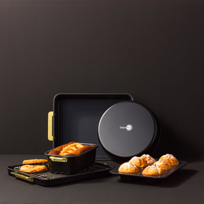 GreenPan Padova Reserve Bakset 6-delig - Zwart