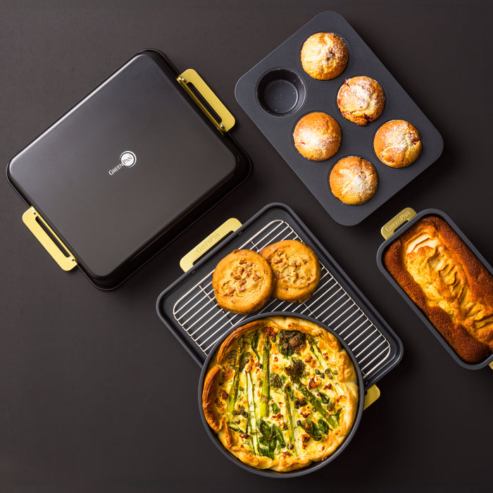 GreenPan Padova Reserve Bakset 6-delig - Zwart