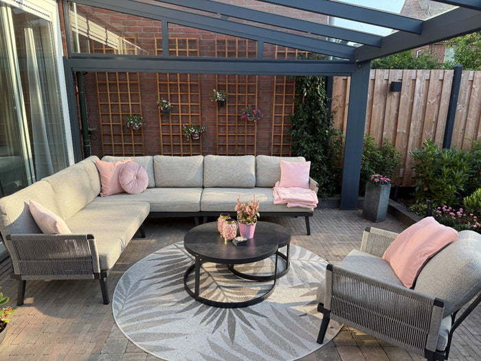 VDG Durban|Rhodos loungeset - hoekbank - 3-delig