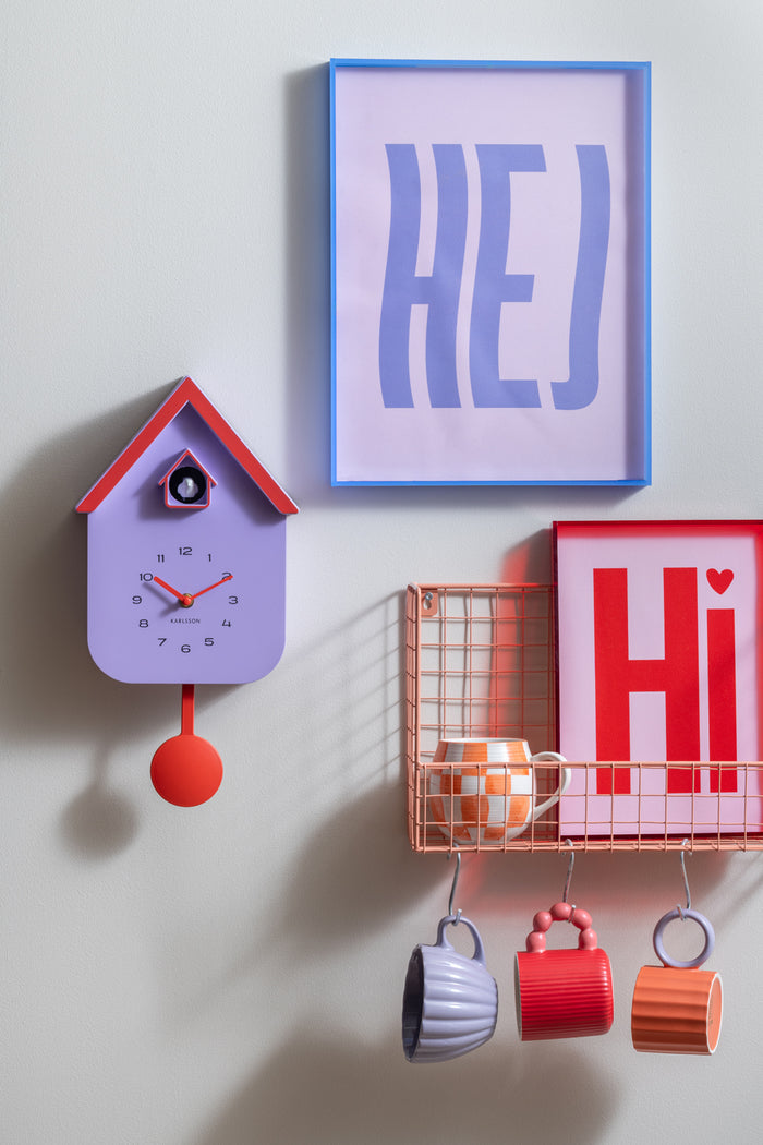 Karlsson - Wall Clock Dupla Color Cuckoo