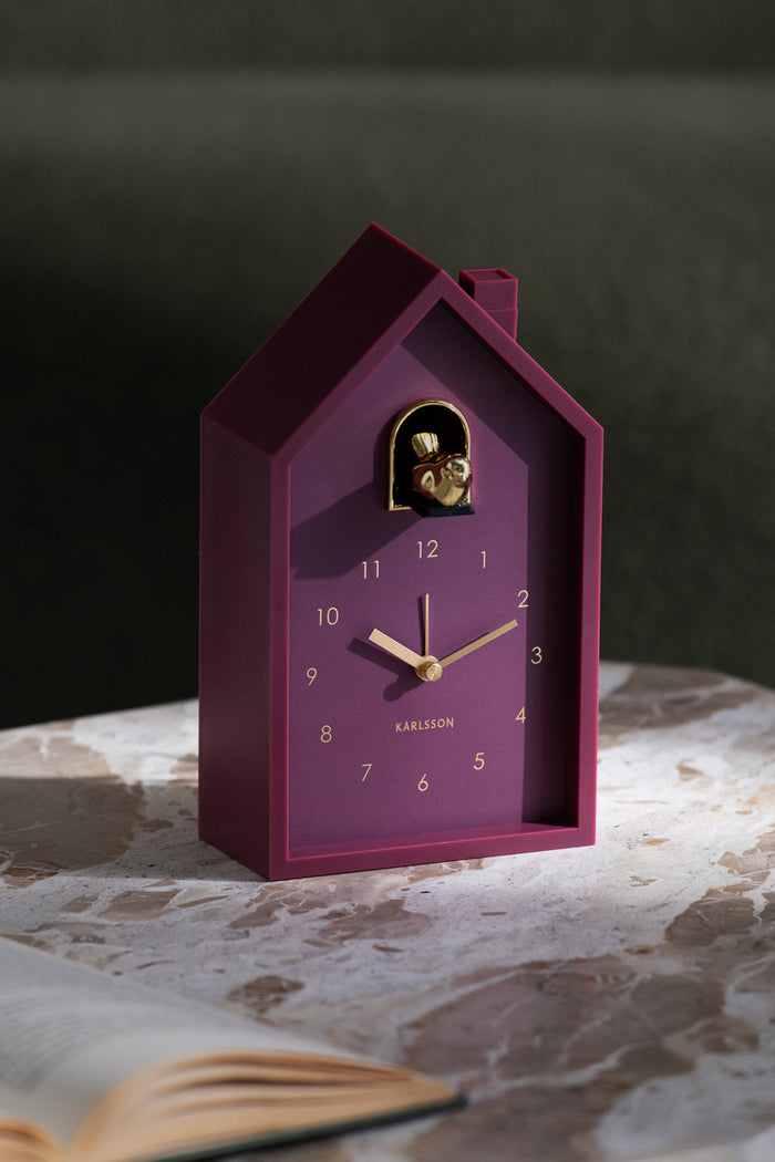 Karlsson - Alarm Clock Modern Cuckoo Oro