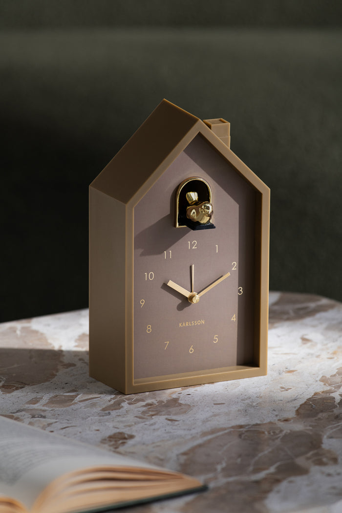 Karlsson - Alarm Clock Modern Cuckoo Oro