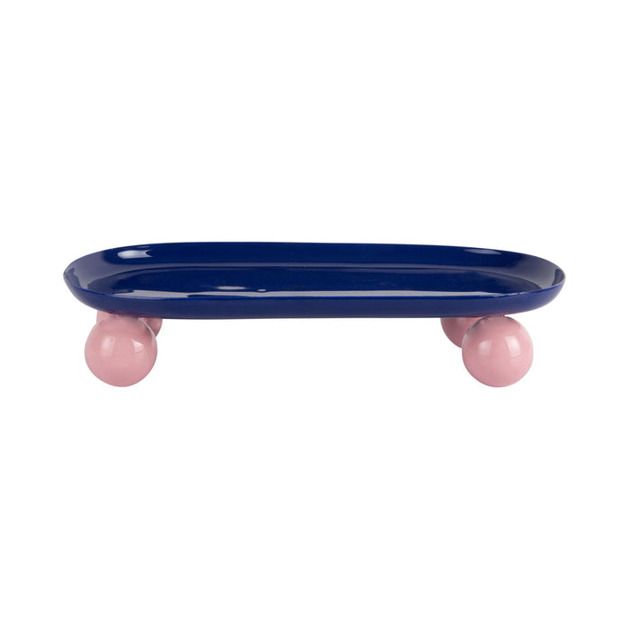 present time - Tray Double Funky Oval