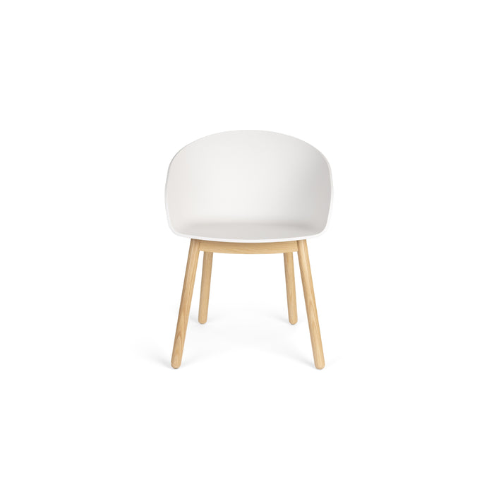 Zuiver Void Eetkamerstoelen Eiken Wit - Set van 2