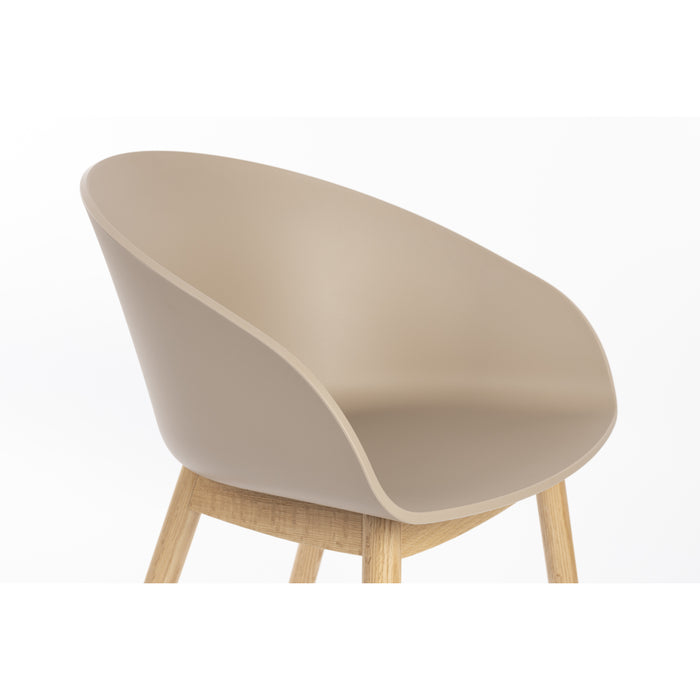 Zuiver Void Eetkamerstoelen Eiken Beige| Bruin - Set van 2