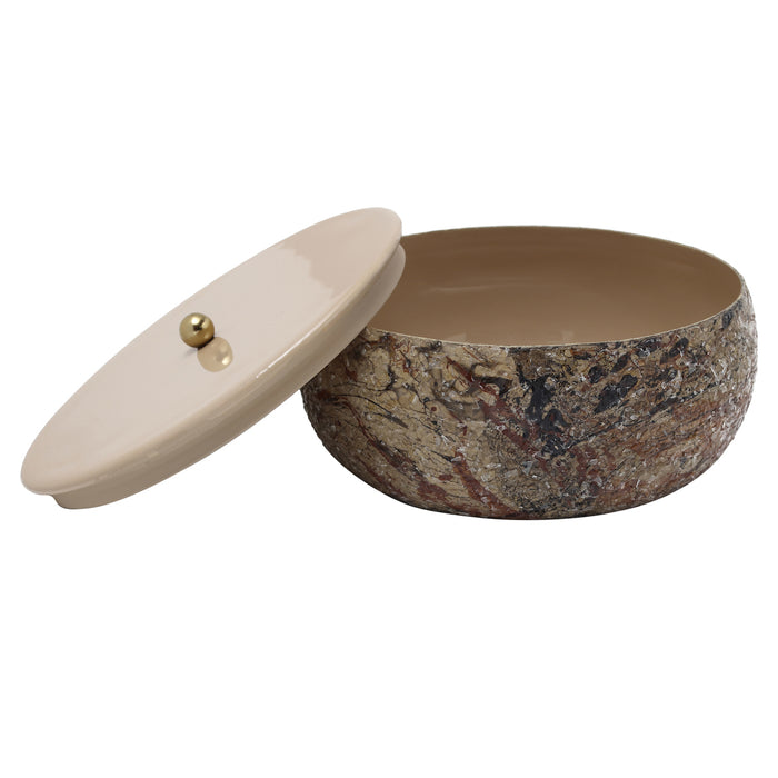 present time - Storage Box Mosaic Marble