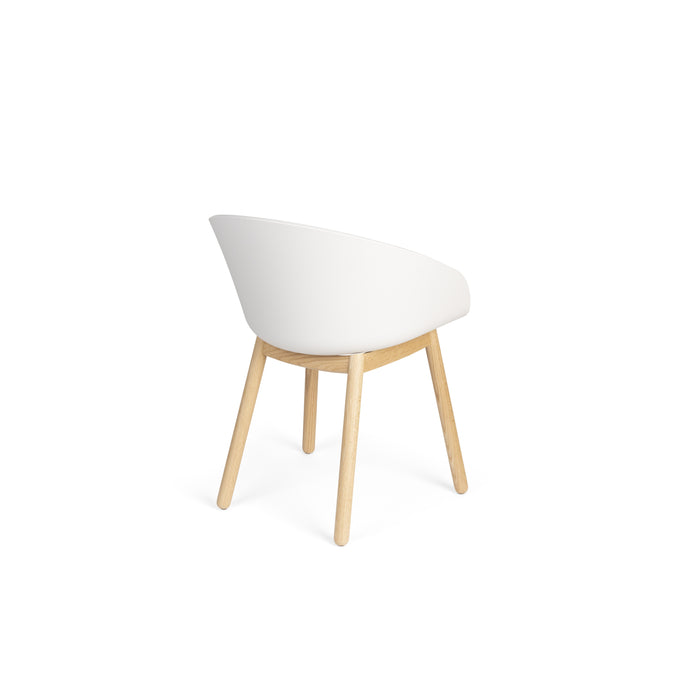 Zuiver Void Eetkamerstoelen Eiken Wit - Set van 2