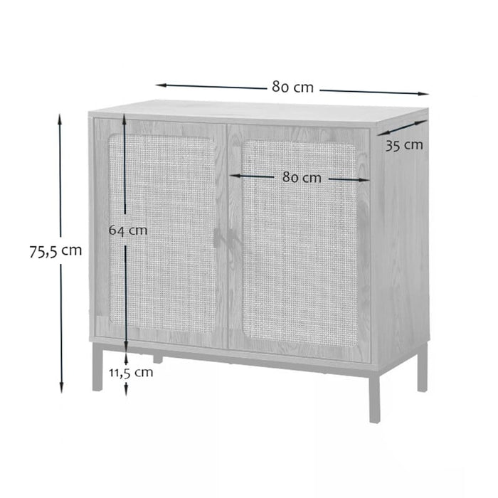 Calicosy - Dressoir Jaya - 80 cm