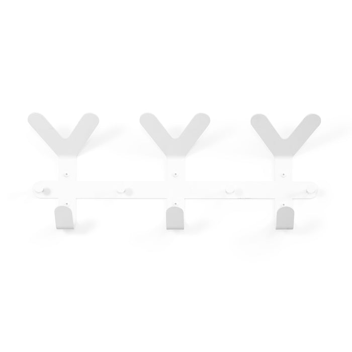 Spinder Design kapstok Frondo - Wit - 9 haken