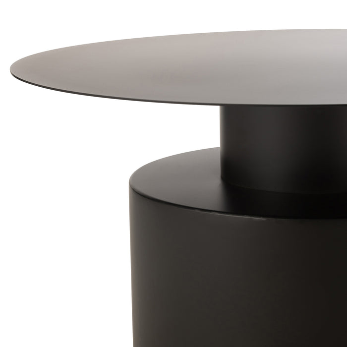 J-Line salontafel Rond - metaal - zwart