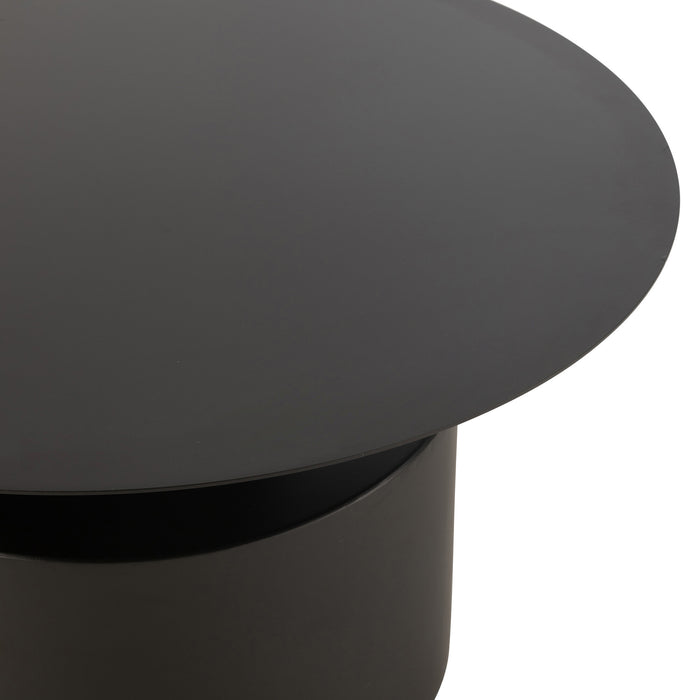 J-Line salontafel Rond - metaal - zwart