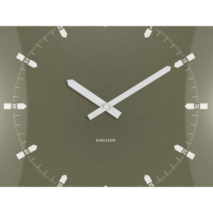 Karlsson - Wall Clock Sucinto Dome Square
