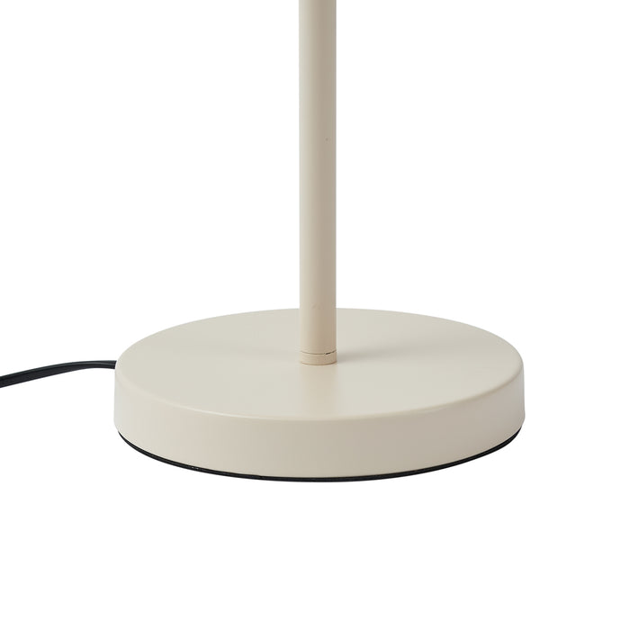 QAZQA Retro tafellamp beige staal 45cm - Pauly