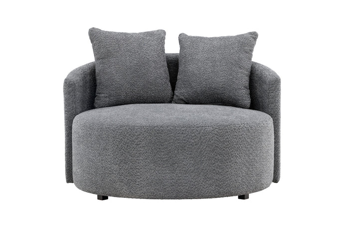 Fjôrd - Loveseat Grijs Teddy - 118x118x72cm - Kelso