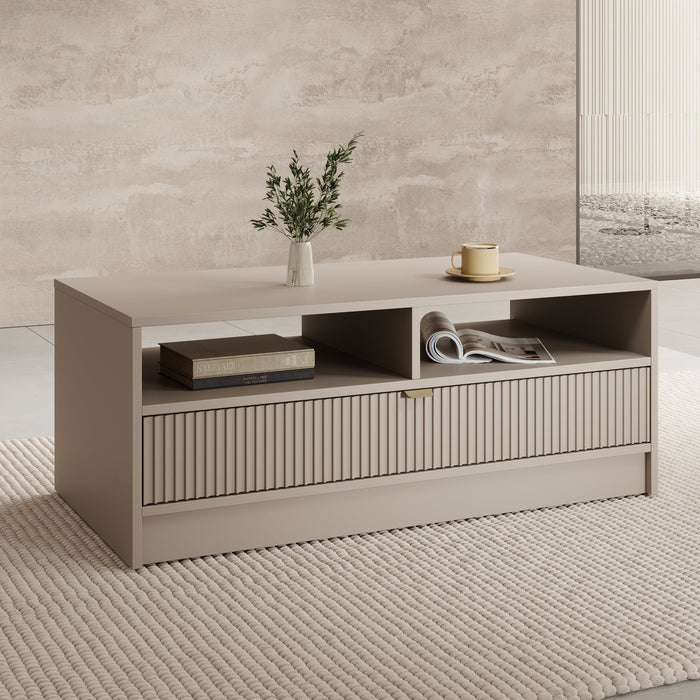 Meubella - Salontafel Tavares - Beige - 100 cm