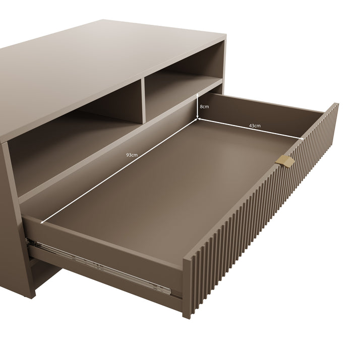 Meubella - Salontafel Tavares - Beige - 100 cm