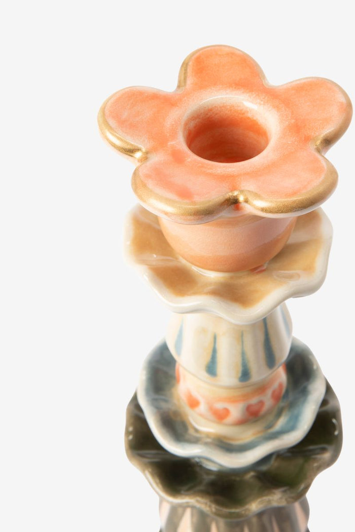 Sissy-Boy Groene ruffle kandelaar