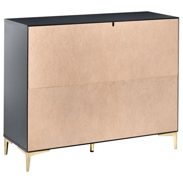 Beliani - WALCOTT - Ladekast met 6 lades - Zwart - MDF