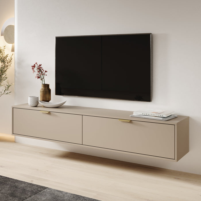 Meubella - TV-Meubel Silas - Beige - 175 cm