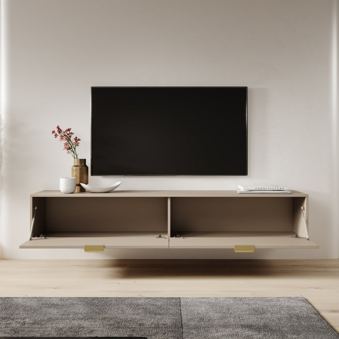 Meubella - TV-Meubel Silas - Beige - 175 cm