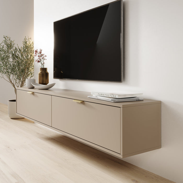 Meubella - TV-Meubel Silas - Beige - 175 cm