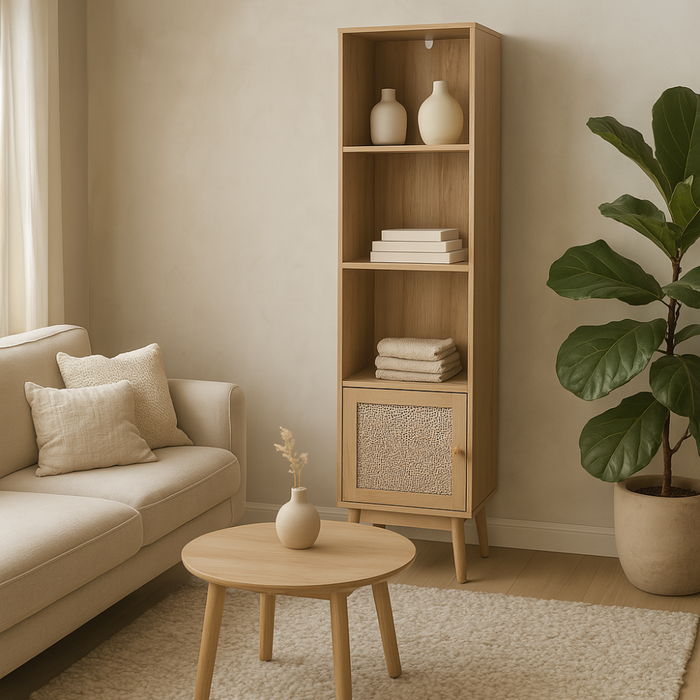 MISOU Bali Wandkast Staande Opberkast Badkamer Woonkamer Vakkenkast...