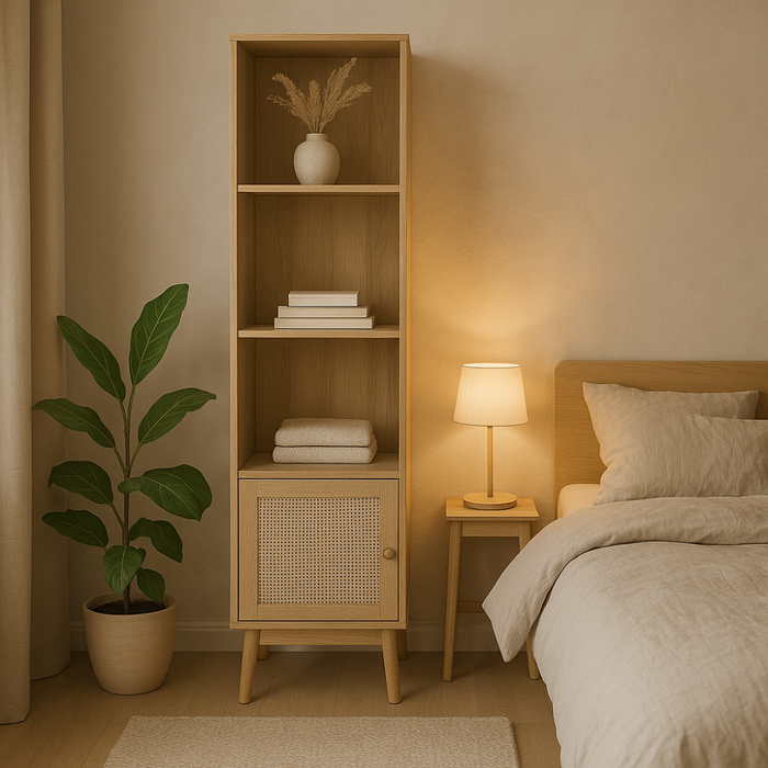 MISOU Bali Wandkast Staande Opberkast Badkamer Woonkamer Vakkenkast...