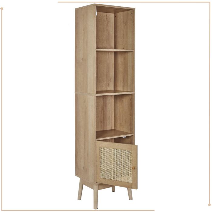 MISOU Bali Wandkast Staande Opberkast Badkamer Woonkamer Vakkenkast...