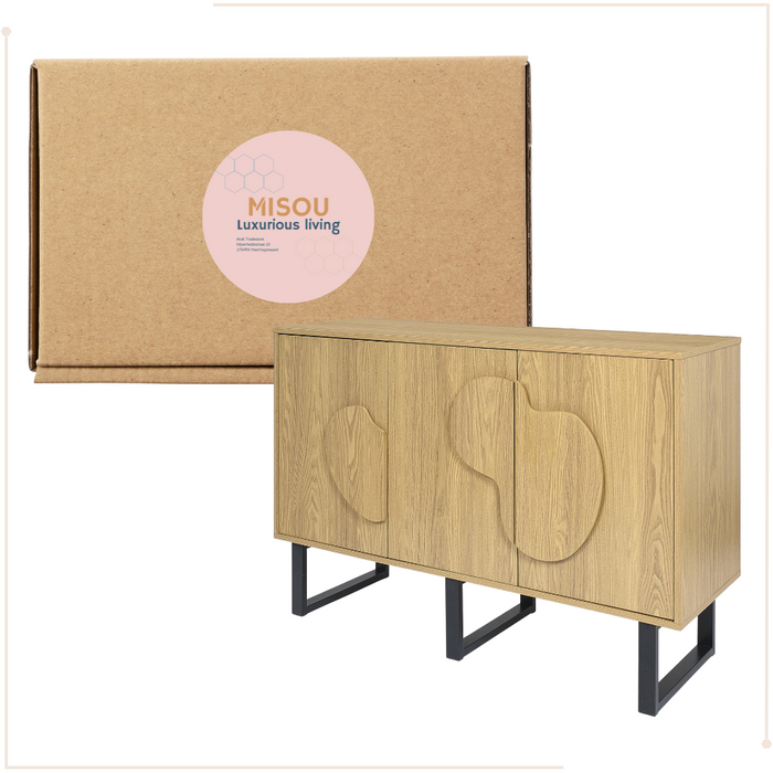 MISOU Calypso Buffetkast Dressoir Woonkamer Kast met Deuren Opbergk...