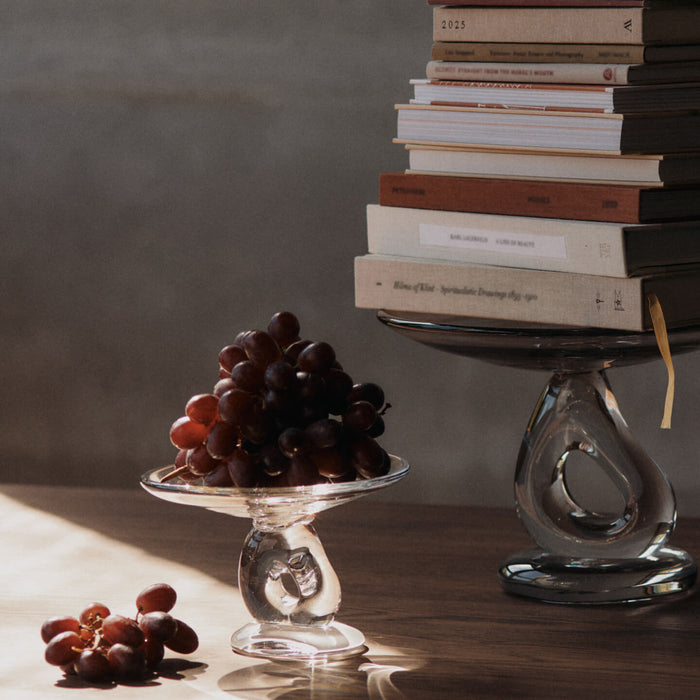 Ferm Living Damo Glazen Etagère - Ø 30 cm - Transparant