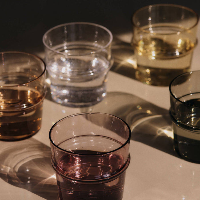 Ferm Living Boya Waterglazen Laag - 2st. - Clear