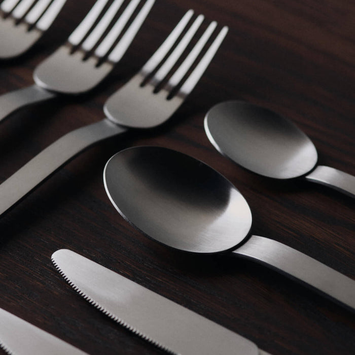 Ferm Living Stelo Bestekset - 4st. - Brushed Stainless Steel