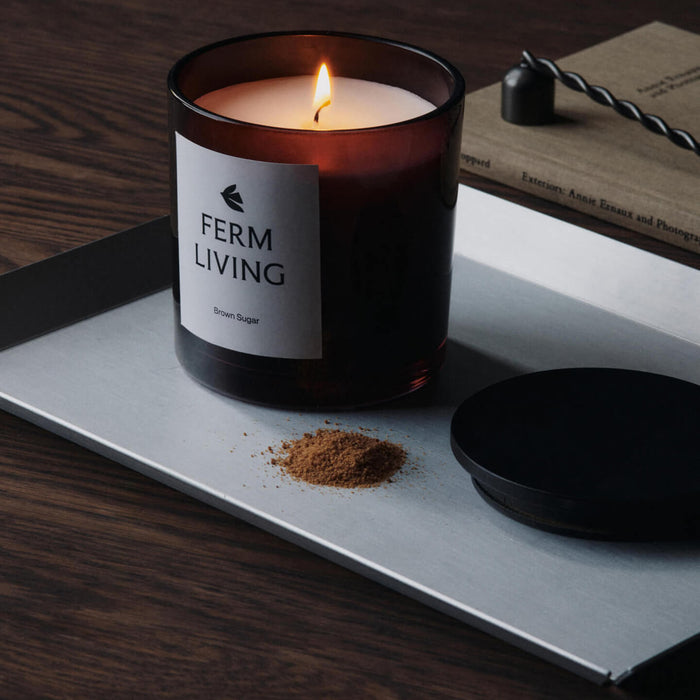 Ferm Living Vitto Geurkaars - Ø 10 cm - Dark Grape