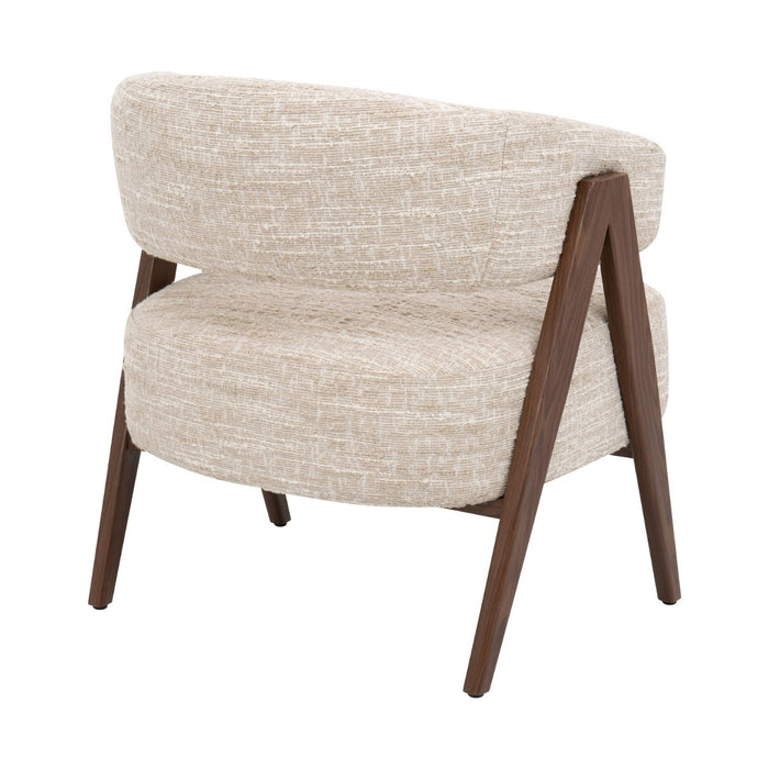DÉJA Living - Fauteuil Beige|Walnoot - 67x64x72cm - Fly